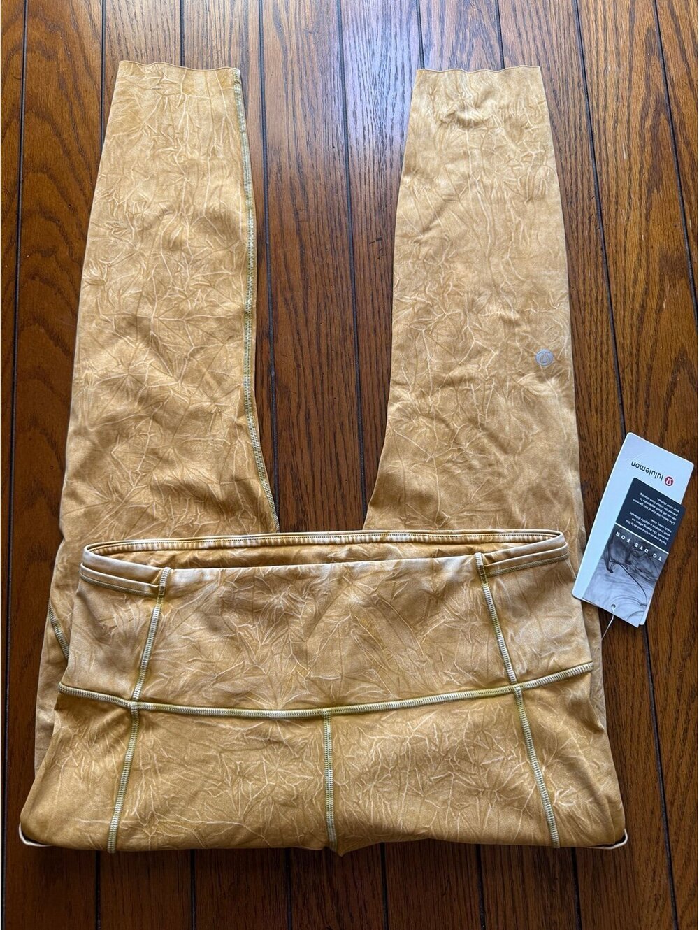 Lululemon Fast & Free Pockets High Rise 25” Ice Wash Spiced Bronze Size 10 NWT